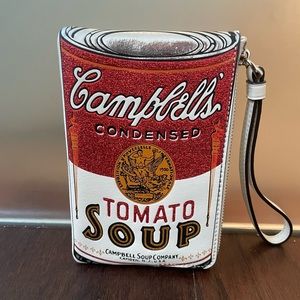 Coach Campbell’s Soup wristlet.  Never used.